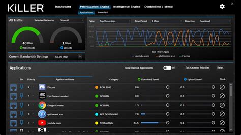 It adds the ability to analyze, optimize, and control your PC’s networking performance. . Killer intelligence center download